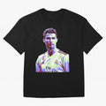Ronaldo - retro Oversized T-Shirt Bring World Football Passion into FIFA World Cup 2026 USA Canada Mexico Centered on CR7 and Messi, Brazil, Portugal and Argentina Energy, Stadium Memories, Football Loyalty, International Chants and Championship