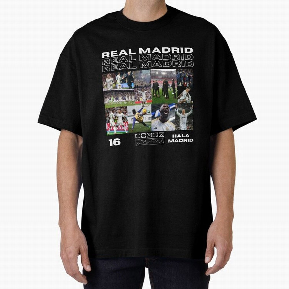 Real Madrid design Oversized T-Shirt Celebrate Every Goal in FIFA World Cup 2026 USA Canada Mexico Spirit, Driven by Netherlands, Cristiano Ronaldo, Haaland and CR7, Global Supporter Spirit, Legendary Goals, National Colors and Tournament