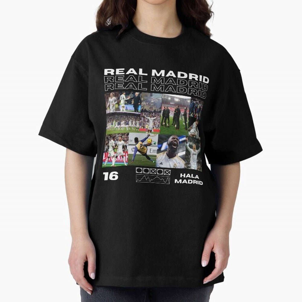 Real Madrid design Oversized T-Shirt Celebrate Every Goal in FIFA World Cup 2026 USA Canada Mexico Spirit, Driven by Netherlands, Cristiano Ronaldo, Haaland and CR7, Global Supporter Spirit, Legendary Goals, National Colors and Tournament