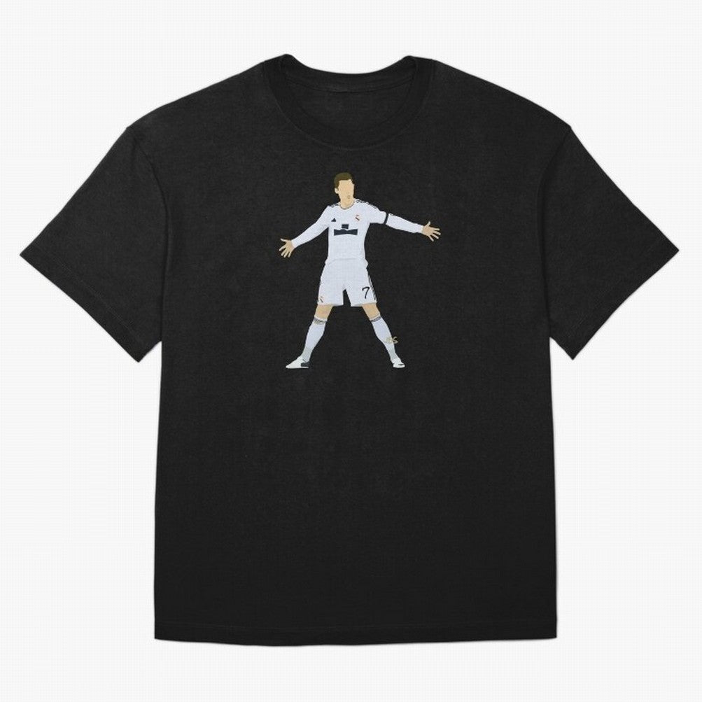Cristiano Ronaldo celebrates at Real Madrid Oversized T-Shirt Celebrate the Road through FIFA World Cup 2026 Filled with Messi, France and Portugal Energy, Football Festival Excitement, Trophy Ambitions, Country Rivalries and Star Player Buzz;