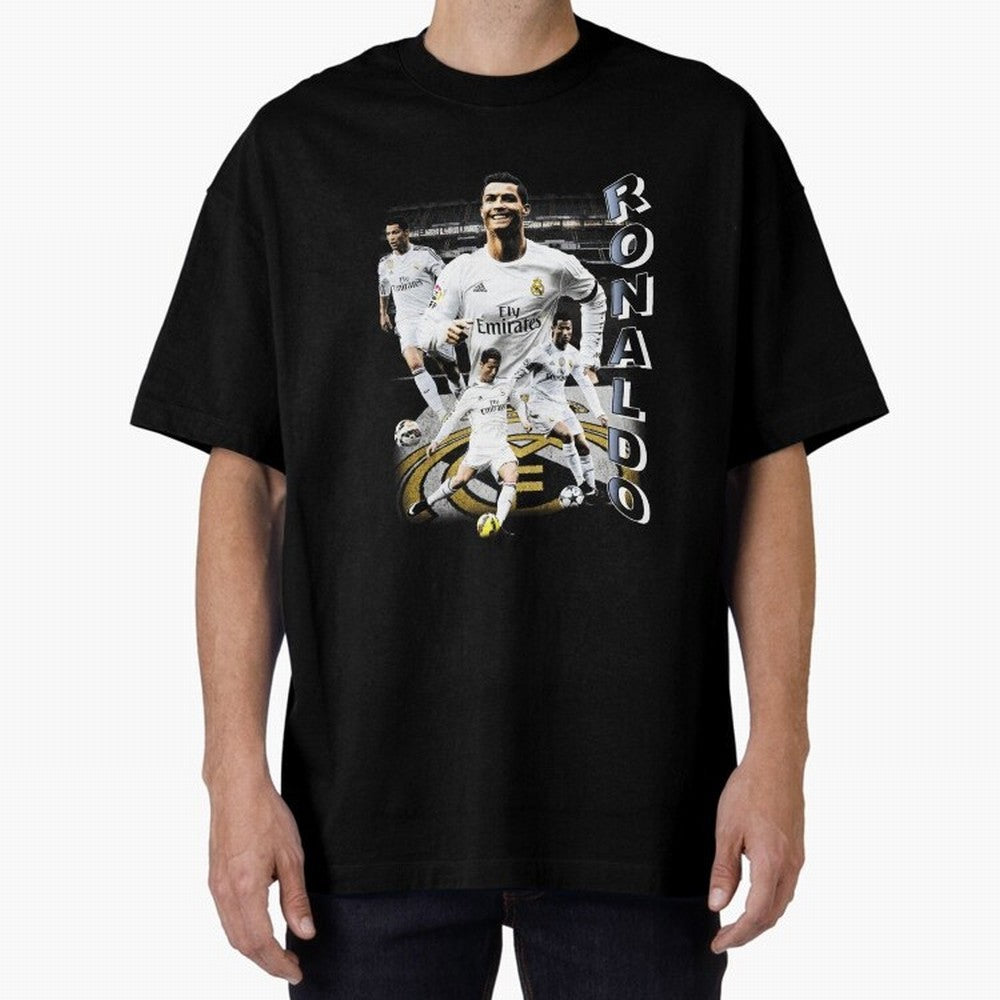 Cristiano Ronaldo Vintage Oversized T-Shirt Bring a Champion Mindset to the FIFA World Cup 2026 Group Stage Journey through CR7 Highlights, Portugal Pride, Football History, Final Match Energy, Crowd Noise and Once in a Lifetime Moments; Ideal for