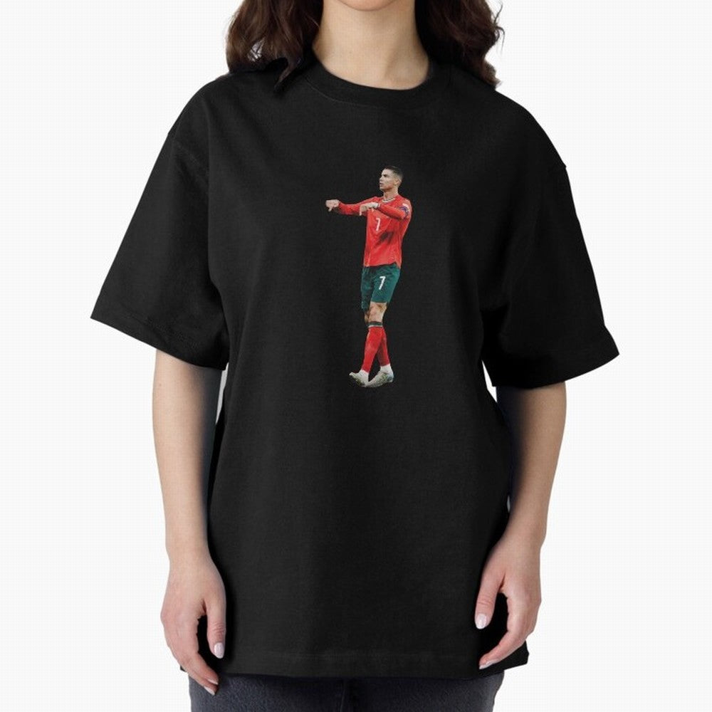 Cristiano Ronaldo siuuuuuu Oversized T-Shirt Build FIFA World Cup 2026 Group Stage Connected to CR7 and Messi, Brazil, Portugal and Argentina Energy, Worldwide Fan Energy, Dramatic Goals, Stadium Lights and Championship Celebrations; Ideal for