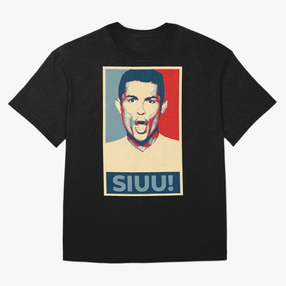 Ronaldo Siuu! - Hope Oversized T-Shirt Embrace Match Day Hype around FIFA World Cup 2026, Neymar, Haaland and Cristiano Ronaldo, Spain, Fan Favorite Moments, National Team Passion, Big Match Drama and Soccer History; Perfect for Supporters Who Want