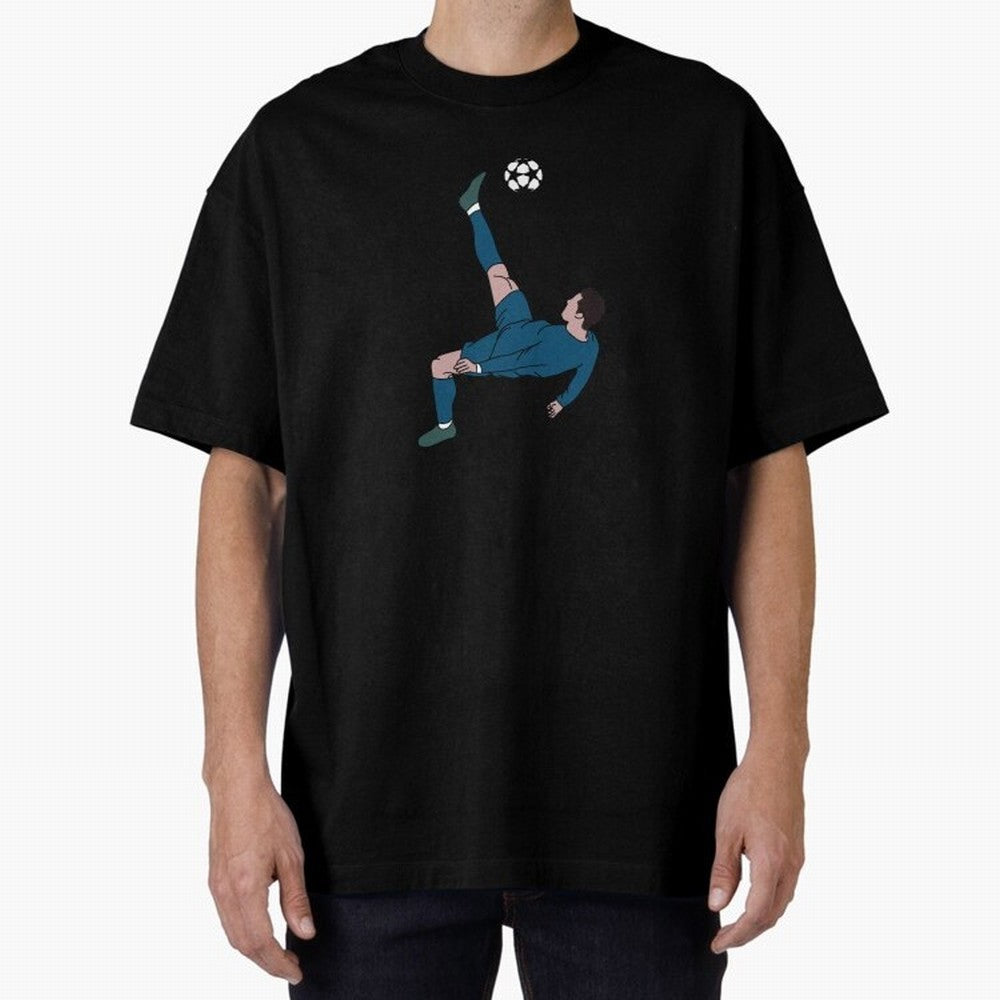 CR7 CRISTIANO RONALDO Oversized T-Shirt Spotlight Match Day Hype around FIFA World Cup 2026, Messi, CR7 and Mbappe, England, Championship Spirit, Famous Goals, Roaring Crowds and International Football Unity; Created for Match Day Parties, Soccer