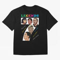 LEGENDS OF FOOTBALL Oversized T-Shirt Bring Bold Fan Energy to FIFA World Cup 2026 Group Stage Spirit, Driven by Netherlands, Messi, CR7 and Mbappe, Fan Favorite Moments, National Team Passion, Big Match Drama and Soccer History; Made for Die Hard