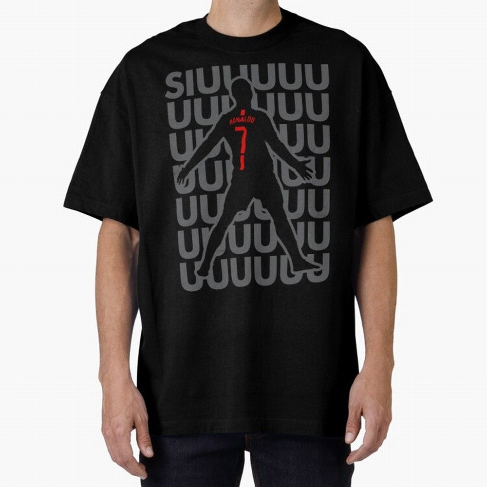 Siuuuuuu Cristiano Ronaldo Oversized T-Shirt Bring Match Day Fire to FIFA World Cup 2026 Spirit, Connected to England, Messi and Cristiano Ronaldo, Game Day Rituals, Football Legends, Country Pride and the Road to the Final; Made for Die Hard