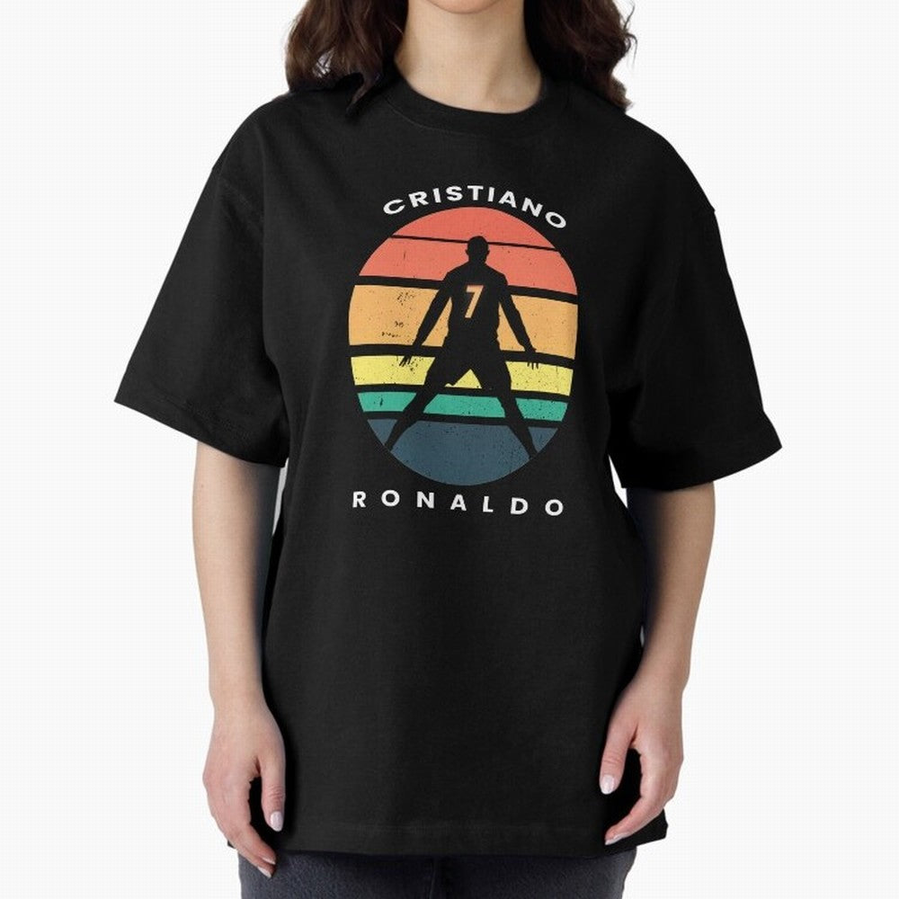 CRISTIANO RONALDO RETRO VINTAGE T-SHIRT Oversized T-Shirt Carry the Colors and Pride of Global Football Passion for FIFA World Cup 2026, Highlighting Neymar, Haaland and Cristiano Ronaldo, England, Football Passion, Legendary Performances, Festival