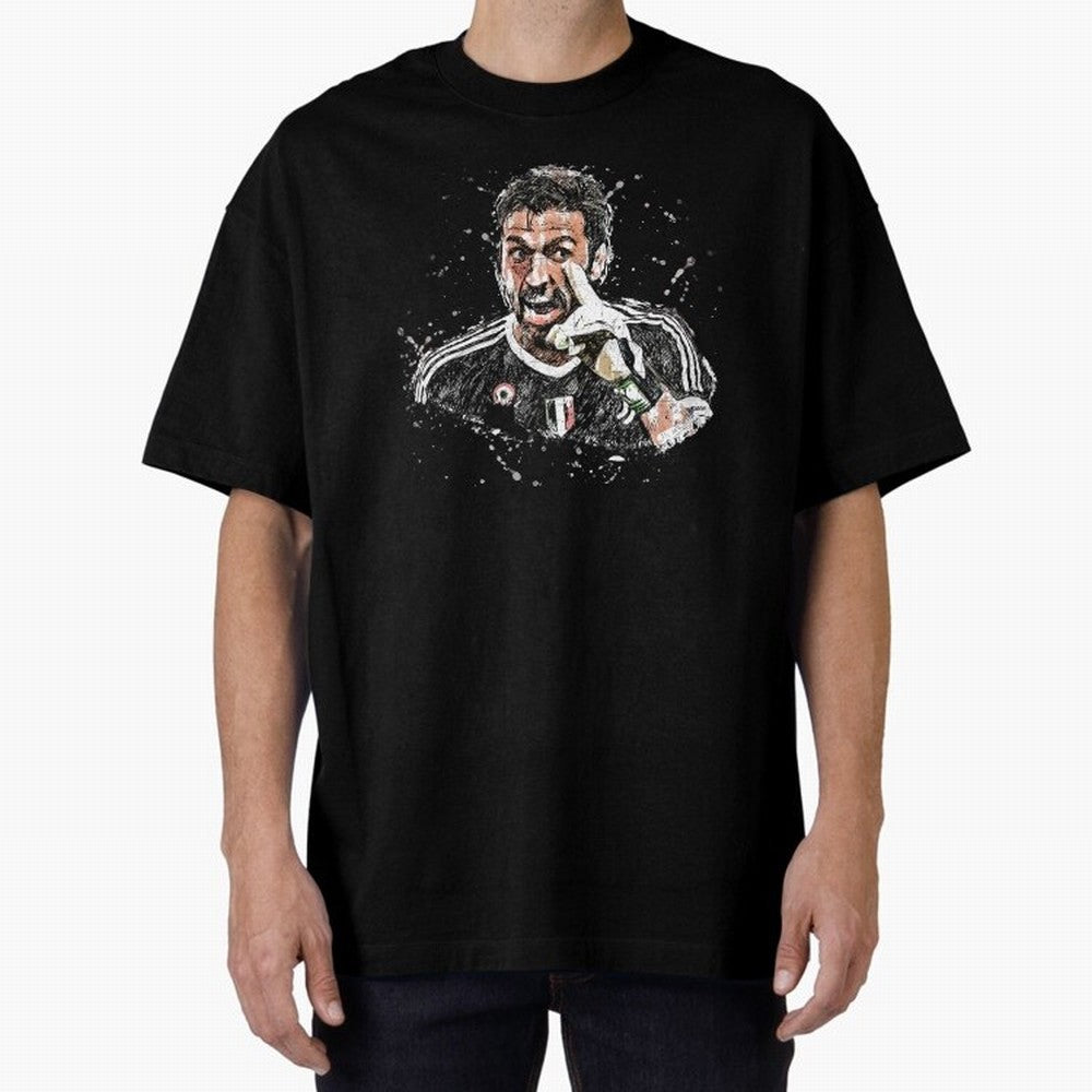 Buffon_Gianluigi Buffon Oversized T-Shirt Support Iconic Players in Match Day Hype around FIFA World Cup 2026, Haaland, Portugal, Football Festival Excitement, Trophy Ambitions, Country Rivalries and Star Player Buzz; Perfect for People Who Love