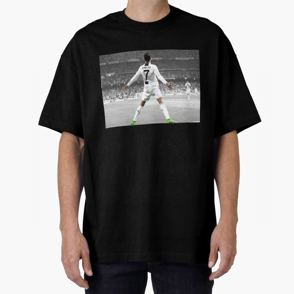 Cristiano Ronaldo Oversized T-Shirt Keep Football History Alive during Match Day Hype around FIFA World Cup 2026 Group Stage, Cristiano Ronaldo, Haaland and CR7, England, France and Netherlands, Football History, Final Match Energy, Crowd Noise and