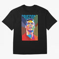 CR7 Pop Art Oversized T-Shirt Show Passion for the Stars of the FIFA World Cup 2026 Journey through Messi, CR7 and Mbappe Highlights, England Pride, Soccer Culture, Superstar Moments, National Team Dreams and Competitive Fire; Made for Die Hard