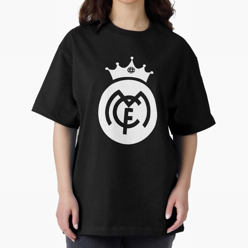 King of Kings Real-Madrid Oversized T-Shirt Represent Match Day Hype around FIFA World Cup 2026 USA Canada Mexico, Messi and Cristiano Ronaldo, France, Tournament Hype, Historic Matchups, Family Viewing Parties and Global Sports Pride; Great for