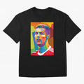 Cristiano Ronaldo Wpap Pop Art Oversized T-Shirt Celebrate the Biggest Stage of the FIFA World Cup 2026 Journey through Messi, Neymar and Mbappe Highlights, France Pride, Game Day Rituals, Football Legends, Country Pride and the Road to the Final;