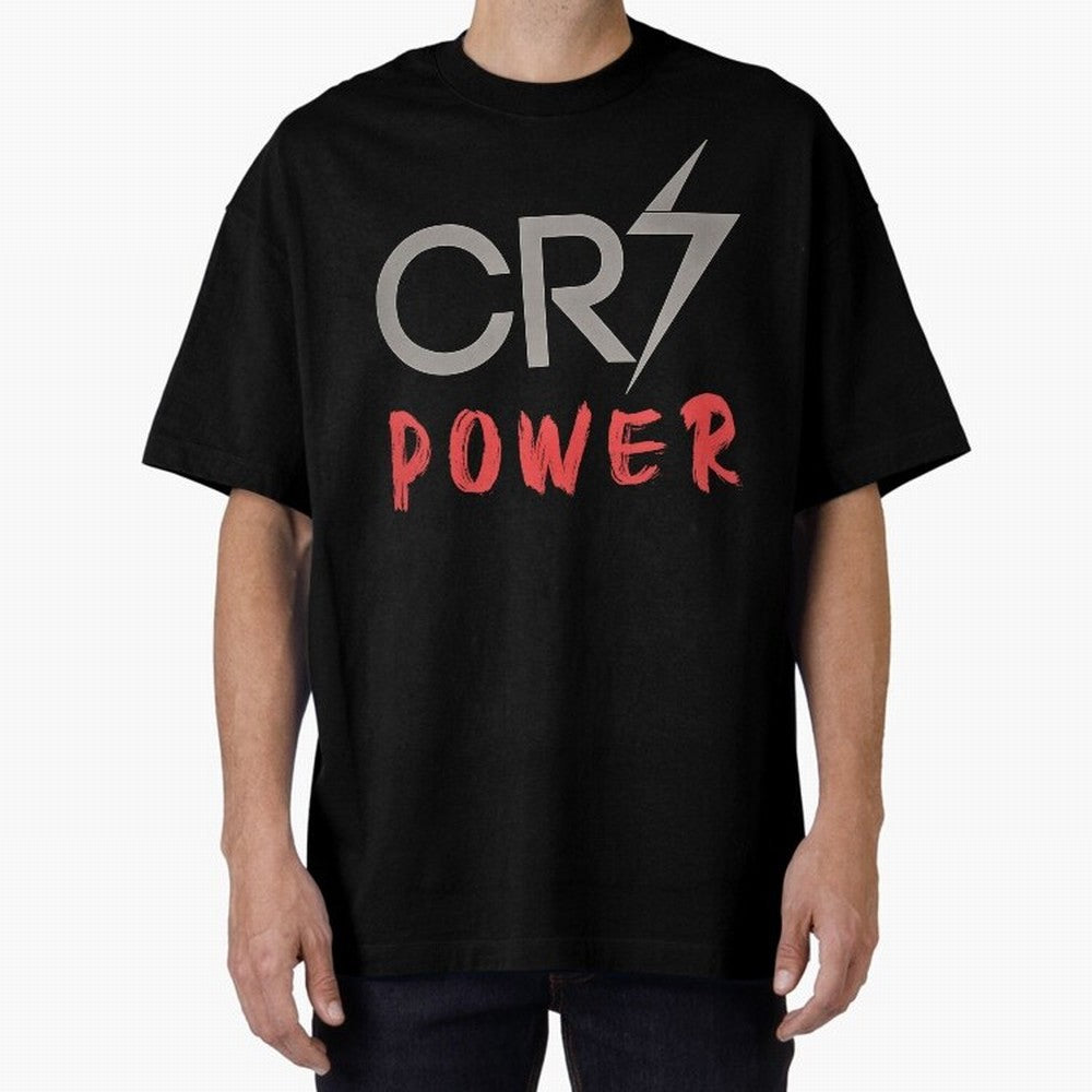 CR7 Power 2 Oversized T-Shirt Celebrate FIFA World Cup 2026 Capturing Mbappe and Neymar, Netherlands Energy, Global Supporter Spirit, Legendary Goals, National Colors and Tournament Celebration; Great for Supporters Who Love Legendary Players,