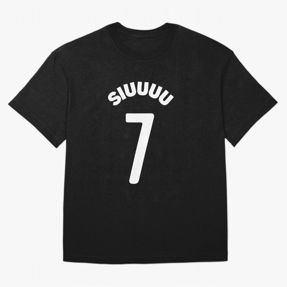 SIUUU Oversized T-Shirt Get Ready for FIFA World Cup 2026 USA Canada Mexico Spirit, Built around Brazil, Messi, CR7 and Mbappe, Game Day Rituals, Football Legends, Country Pride and the Road to the Final; Created for Match Day Parties, Soccer