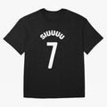SIUUU Oversized T-Shirt Get Ready for FIFA World Cup 2026 USA Canada Mexico Spirit, Built around Brazil, Messi, CR7 and Mbappe, Game Day Rituals, Football Legends, Country Pride and the Road to the Final; Created for Match Day Parties, Soccer