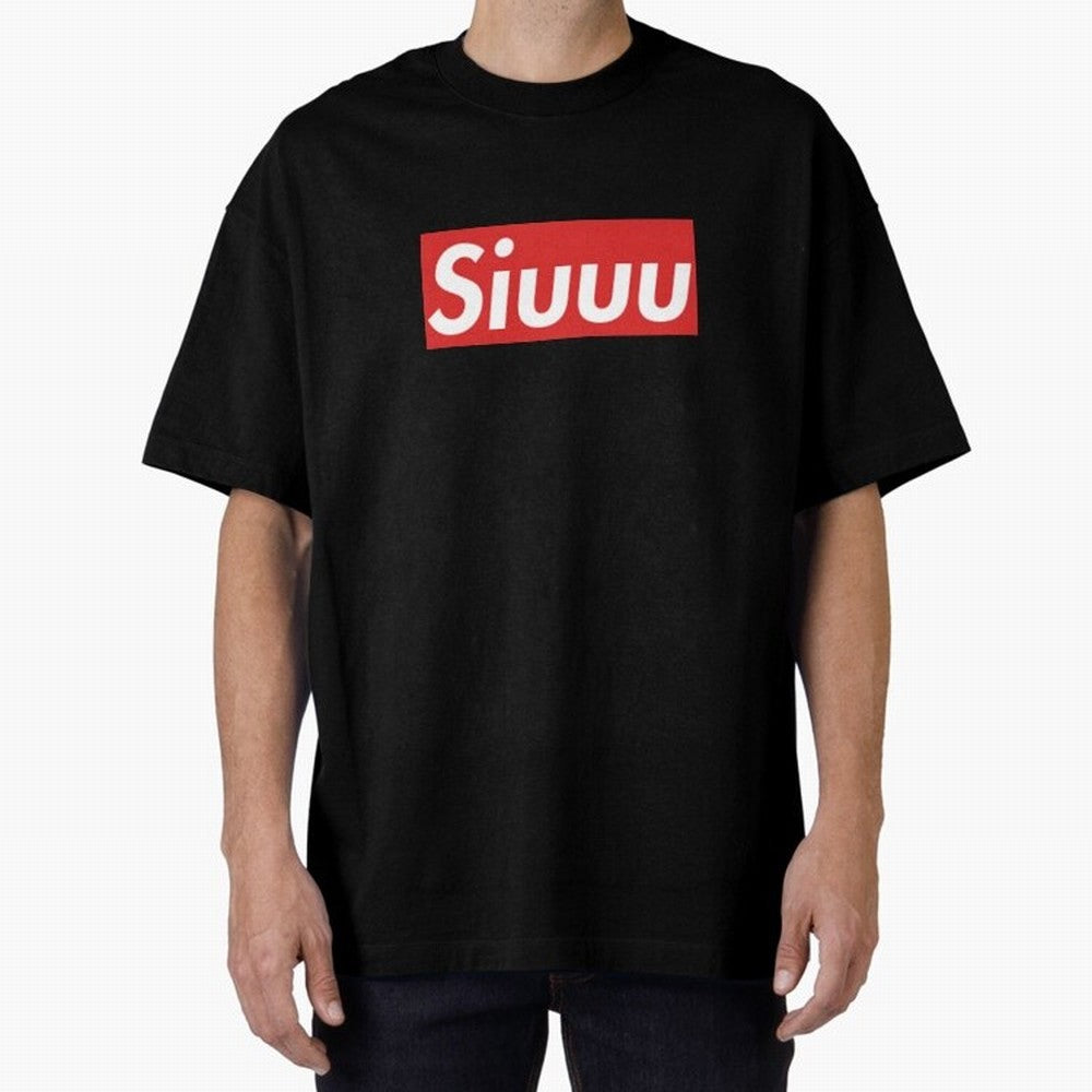 Siuu Oversized T-Shirt Represent Global Football Passion for FIFA World Cup 2026, Made for Messi, Neymar and Mbappe, Argentina, Tournament Hype, Historic Matchups, Family Viewing Parties and Global Sports Pride; Made for Die Hard Supporters, Soccer