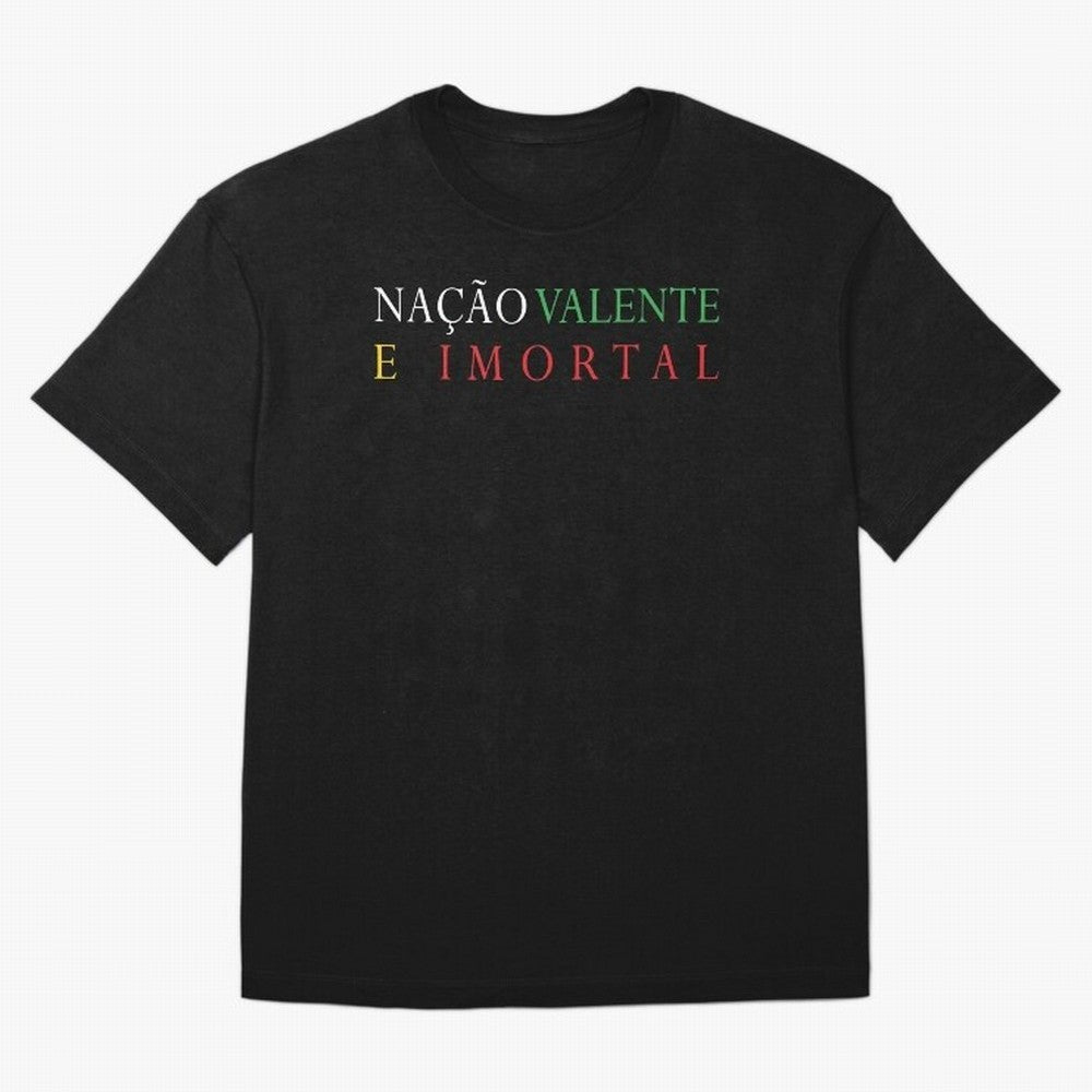 Na??o Valente e Imortal Portugal Oversized T-Shirt Celebrate Every Goal in FIFA World Cup 2026 Group Stage Featuring Neymar, Haaland and Cristiano Ronaldo, Spain and Netherlands Energy, Global Supporter Spirit, Legendary Goals, National Colors and
