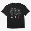Messi Neymar France Football Players Trio Mmn #y79 Oversized T-Shirt Capture Global Football Passion for FIFA World Cup 2026 Group Stage, Capturing Neymar, Spain, Champion Mindset, Group Stage Buzz, Knockout Tension and Passionate Fan Culture;