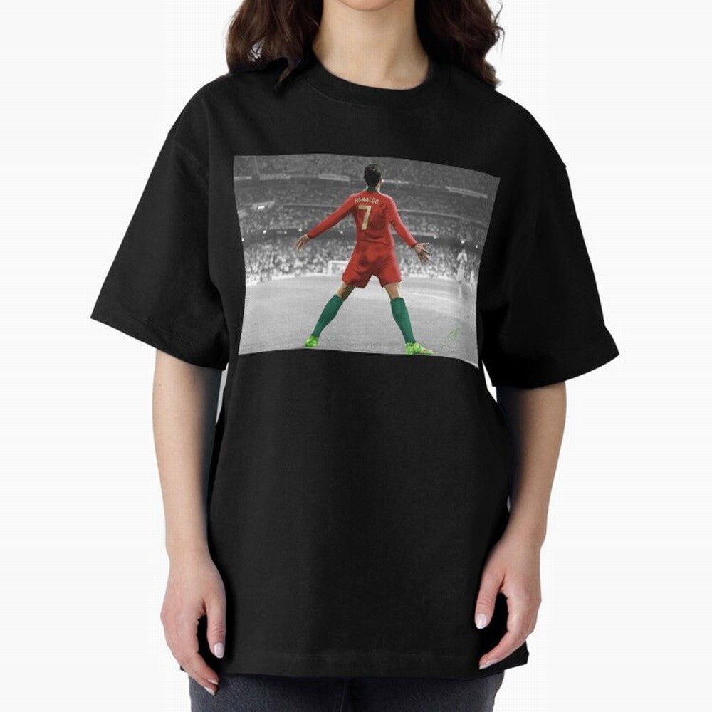 Portugal's Cristiano Ronaldo Oversized T-Shirt Make the Season About FIFA World Cup 2026 for Fans of CR7 and Spain, Bringing Stadium Memories, Football Loyalty, International Chants and Championship Tradition; Great for Supporters Who Love