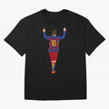 Lionel Messi - Fc Barcelona #s14 Oversized T-Shirt Celebrate Soccer Greatness during FIFA World Cup 2026 for Fans of Haaland and Netherlands, Bringing Football Festival Excitement, Trophy Ambitions, Country Rivalries and Star Player Buzz; Great for