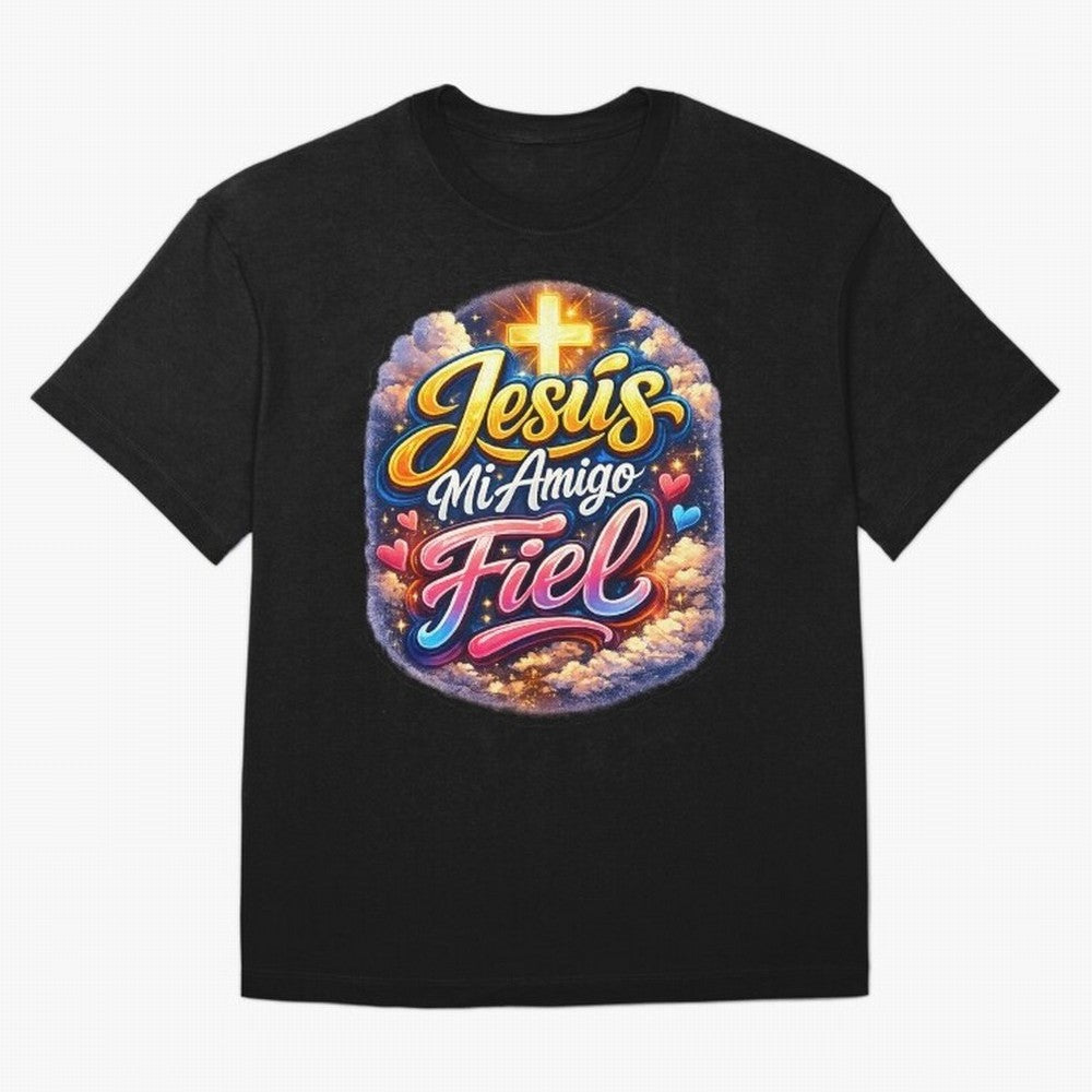 Jesus my faithful friend Oversized T-Shirt Honor the Football Icons of FIFA World Cup 2026 for Fans of Cristiano Ronaldo and Brazil, Bringing Stadium Chants, National Pride, Trophy Dreams and Unforgettable Football Memories; Great for Supporters