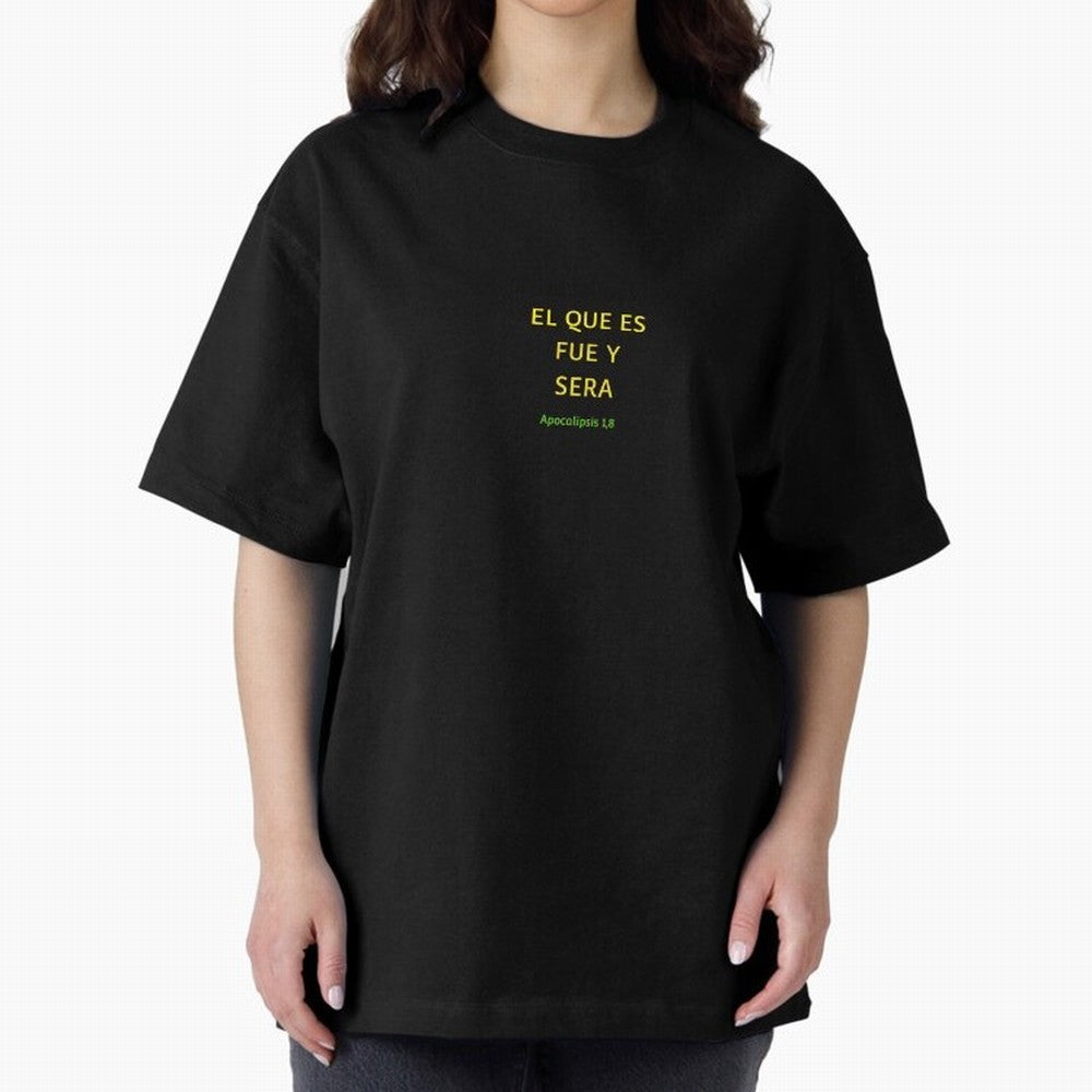 El que es, fue y ser¨¢ ¨C Apocalipsis 1,8 Oversized T-Shirt Support Global Football Passion for FIFA World Cup 2026, Driven by CR7, England and Germany, Supporter Pride, Iconic Celebrations, Legendary Names and Global Match Day Energy; Created for