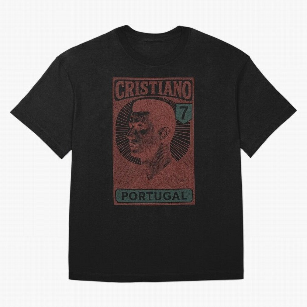 CRISTIANO Oversized T-Shirt Mark Global Football Passion for FIFA World Cup 2026, Built around Cristiano Ronaldo, Haaland and CR7, Brazil, Portugal and Argentina, Supporter Pride, Iconic Celebrations, Legendary Names and Global Match Day Energy;