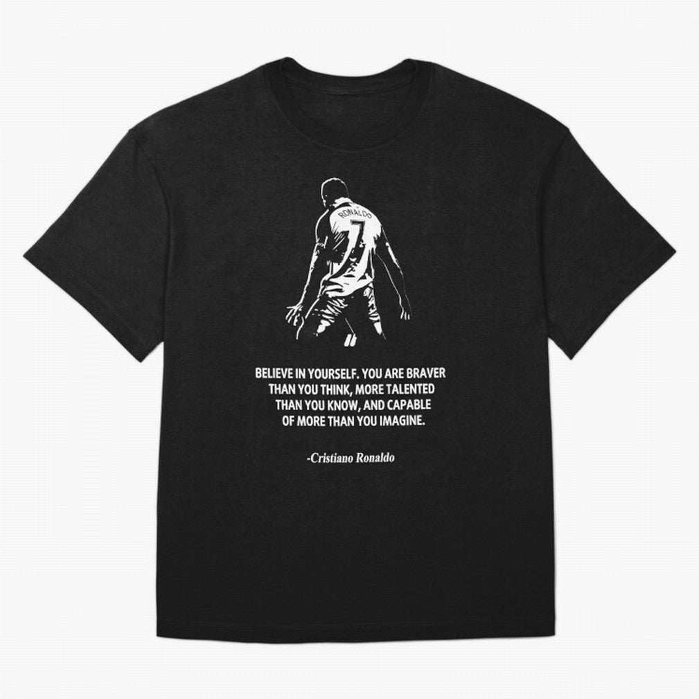 Cristiano Ronaldo Quotes Oversized T-Shirt Relive Legendary Nights from FIFA World Cup 2026 for Fans of Cristiano Ronaldo, Haaland and CR7 and Spain and Netherlands, Bringing Vintage Soccer Flavor, Modern Football Stars, National Flags and Final
