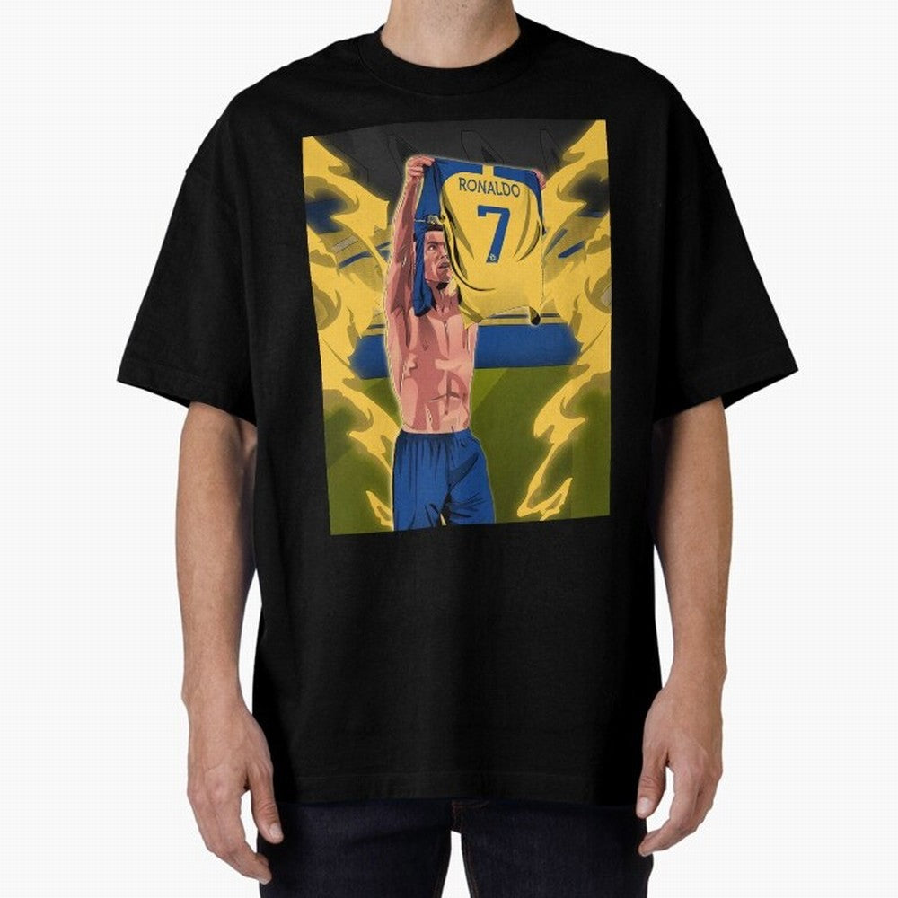 aksi copot kaos selebrasi Oversized T-Shirt Discover Global Football Passion for FIFA World Cup 2026 Group Stage, Built around Haaland and Mbappe, England and Germany, Sports Nostalgia, International Competition, Famous Players and Unforgettable