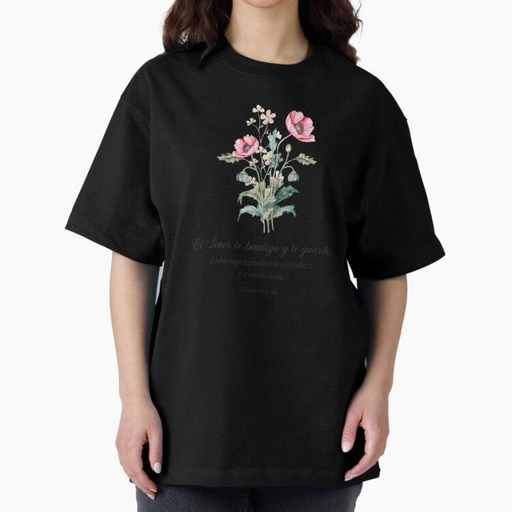 N¨²meros 6:24¨C26 ¨C El Se?or te bendiga y te guarde | Bendici¨®n B¨ªblica Floral | Regalo Cristiano Oversized T-Shirt Make Game Day About FIFA World Cup 2026 Group Stage for Fans of Haaland and Mbappe and Argentina, France and Brazil, Bringing