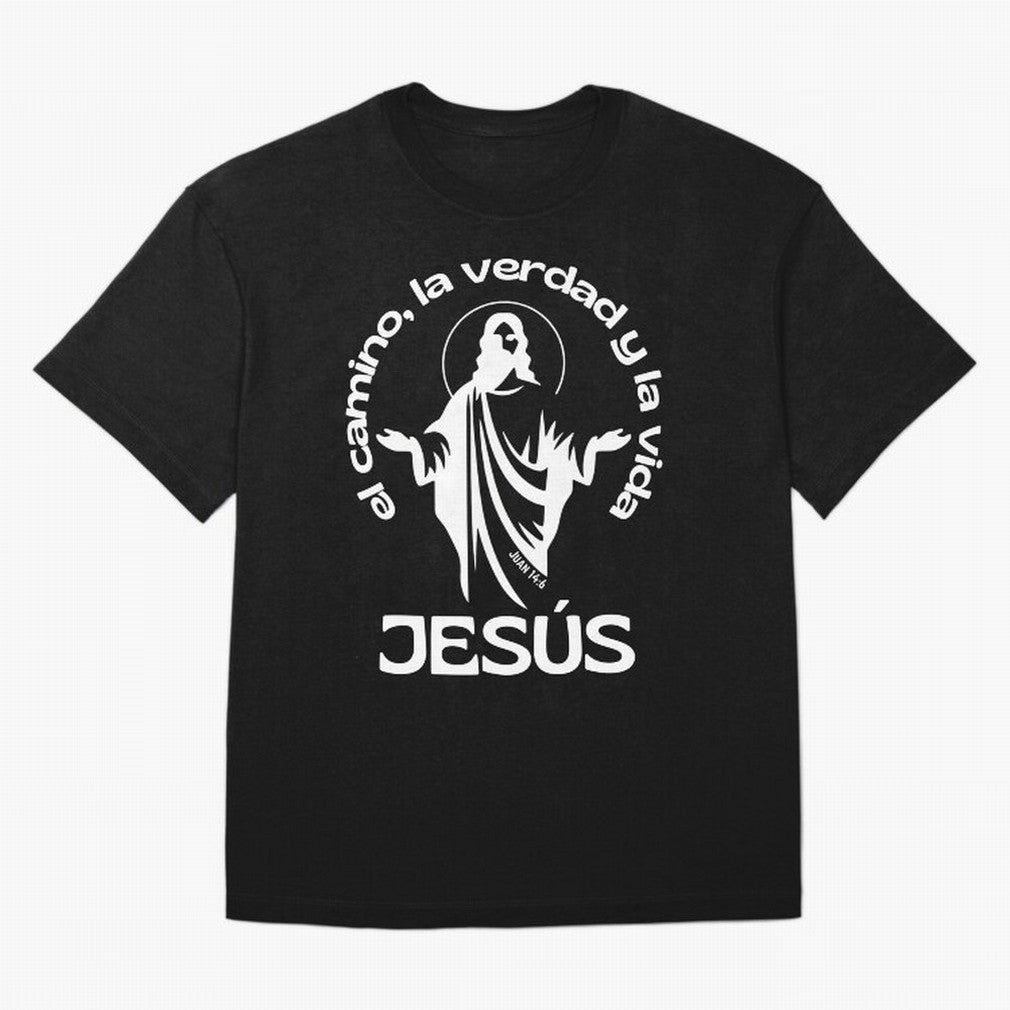 JES¨²S - el camino, la verdad y la vida Oversized T-Shirt Live the Energy of FIFA World Cup 2026 Group Stage Featuring Messi, England Energy, Supporter Pride, Iconic Celebrations, Legendary Names and Global Match Day Energy; Created for Match Day