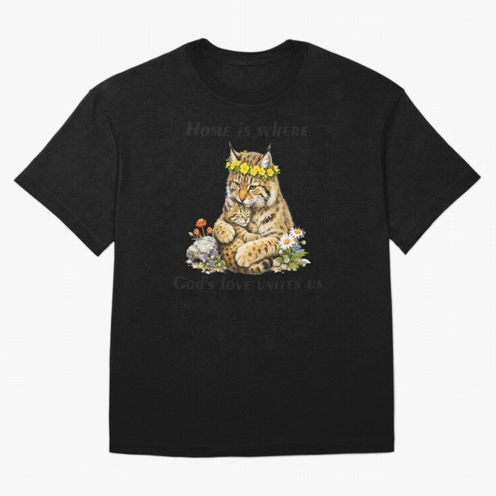Home Is Where God's Love Unites Us Oversized T-Shirt Show Your Stadium Side during Global Football Passion for FIFA World Cup 2026 Group Stage, Connected to Messi, Neymar and Mbappe, Argentina, France and Brazil, Match Day Excitement, Supporter