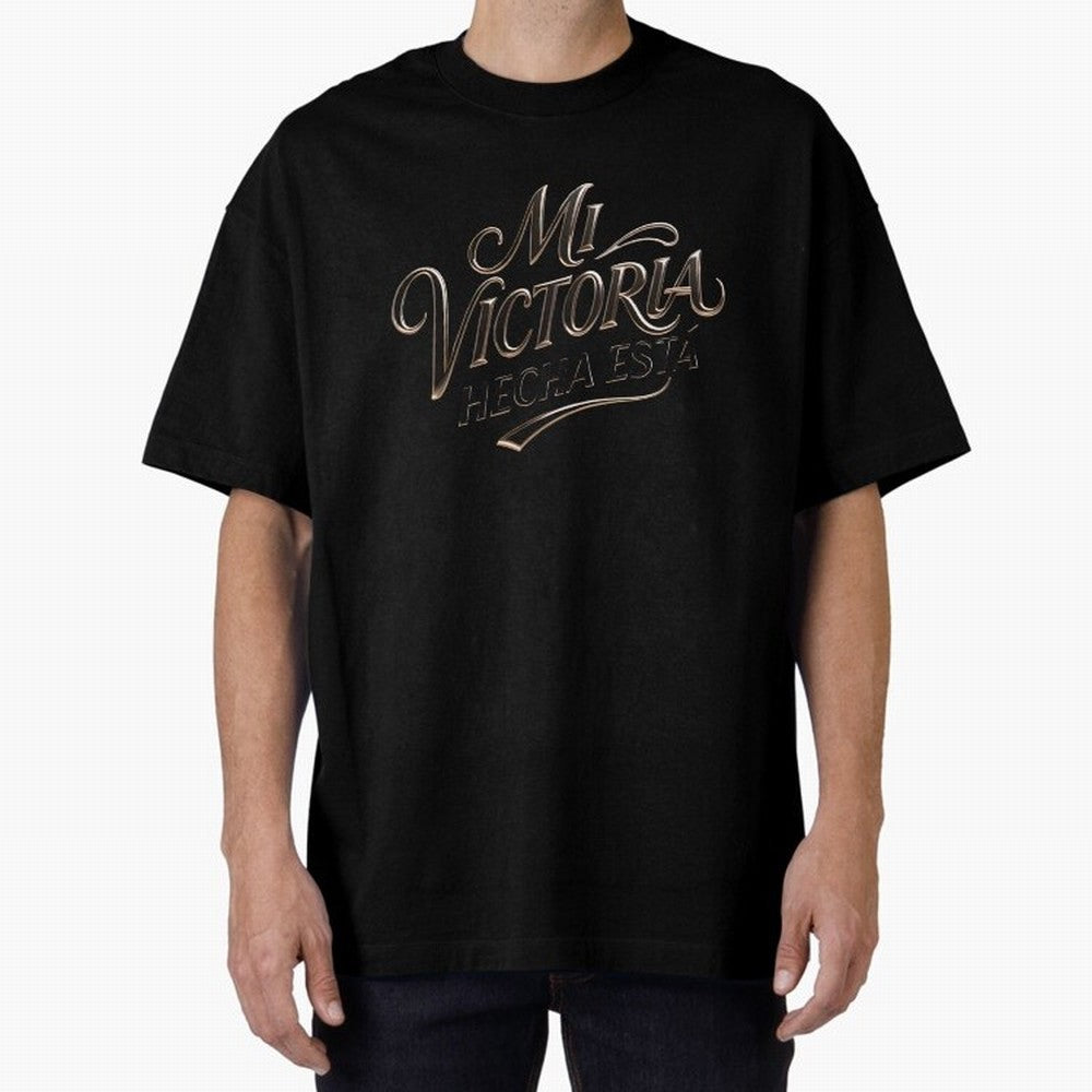 Mi Victoria Hecha Est¨¢ T Shirt Oversized T-Shirt Capture FIFA World Cup 2026 USA Canada Mexico Spirit, Featuring Brazil, Cristiano Ronaldo, Haaland and CR7, Championship Spirit, Famous Goals, Roaring Crowds and International Football Unity; Ideal