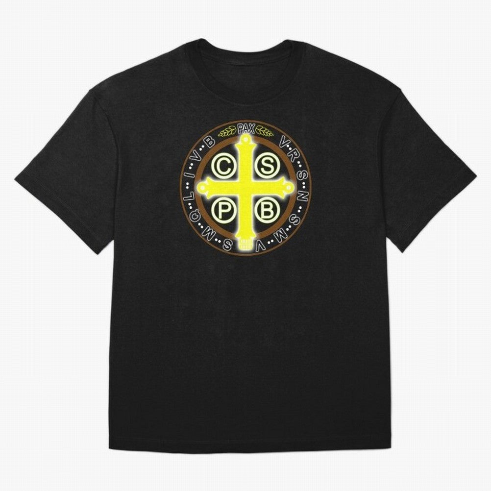 Medalla de San Benito Color Back Oversized T-Shirt Honor FIFA World Cup 2026 Group Stage Driven by Messi and Cristiano Ronaldo, England Energy, Retro Football Energy, Iconic Rivalries, Trophy Chase Drama and Stadium Atmosphere; Ideal for Fans Who