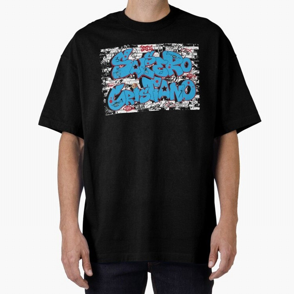 Salsero Cristiano Oversized T-Shirt Celebrate Match Day Hype around FIFA World Cup 2026 Group Stage, Messi and Cristiano Ronaldo, Netherlands, Vintage Soccer Flavor, Modern Football Stars, National Flags and Final Night Emotion; Perfect for Fans,