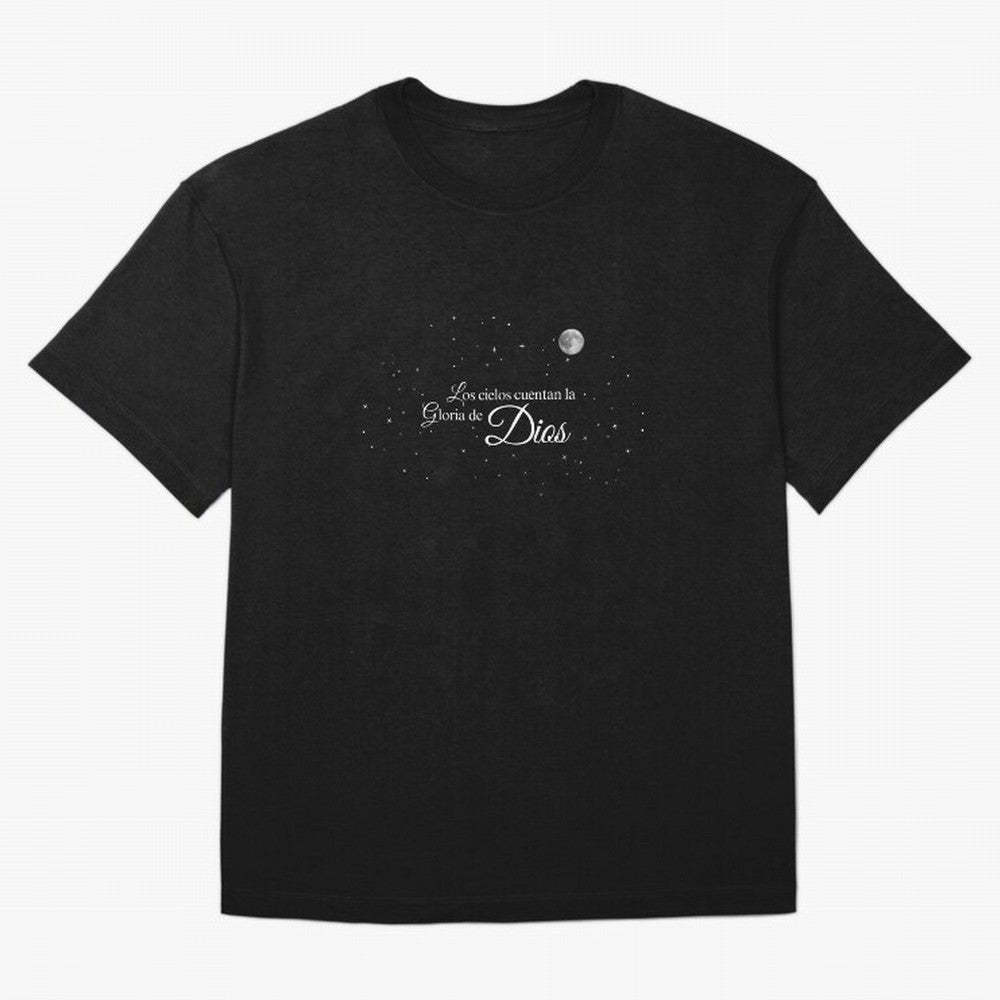 Los cielos cuentan la Gloria de Dios - Salmo 19 Oversized T-Shirt Share Global Football Passion for FIFA World Cup 2026, Highlighting Cristiano Ronaldo, Netherlands, Football Festival Excitement, Trophy Ambitions, Country Rivalries and Star Player