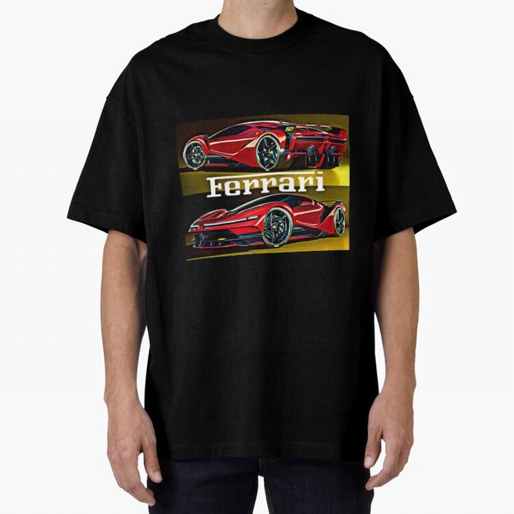 Ferarri F Concept Oversized T-Shirt Celebrate Rivalries and Pride in the FIFA World Cup 2026 Group Stage Journey through Messi Highlights, Argentina Pride, Champion Mindset, Group Stage Buzz, Knockout Tension and Passionate Fan Culture; Made for