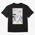 Vintage Champions League Final Poster - Real Madrid vs Benfica Oversized T-Shirt Join Supporters Worldwide for Global Football Passion for FIFA World Cup 2026 Group Stage, Connected to Messi and Cristiano Ronaldo, Brazil, Championship Spirit,