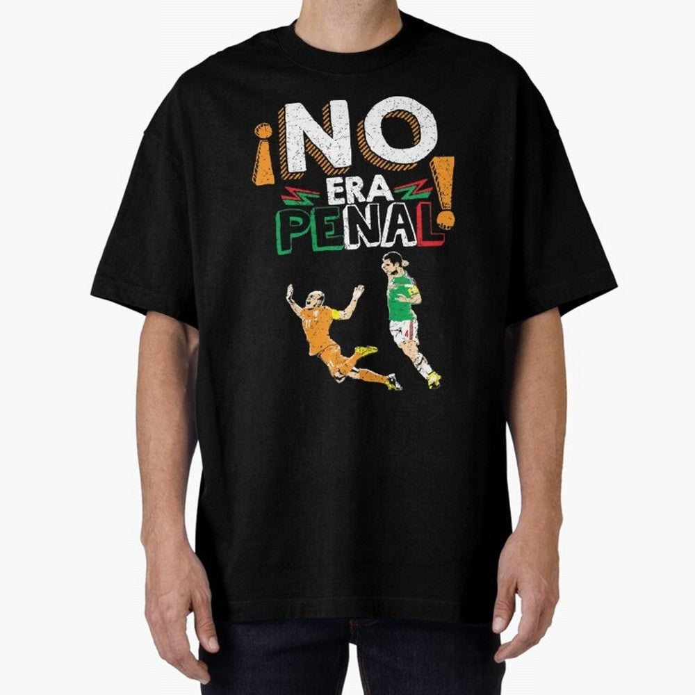 No Era Penal Oversized T-Shirt Celebrate Football Dreams Across FIFA World Cup 2026 Group Stage for Fans of Cristiano Ronaldo and England, Bringing Football History, Final Match Energy, Crowd Noise and Once in a Lifetime Moments; Great for