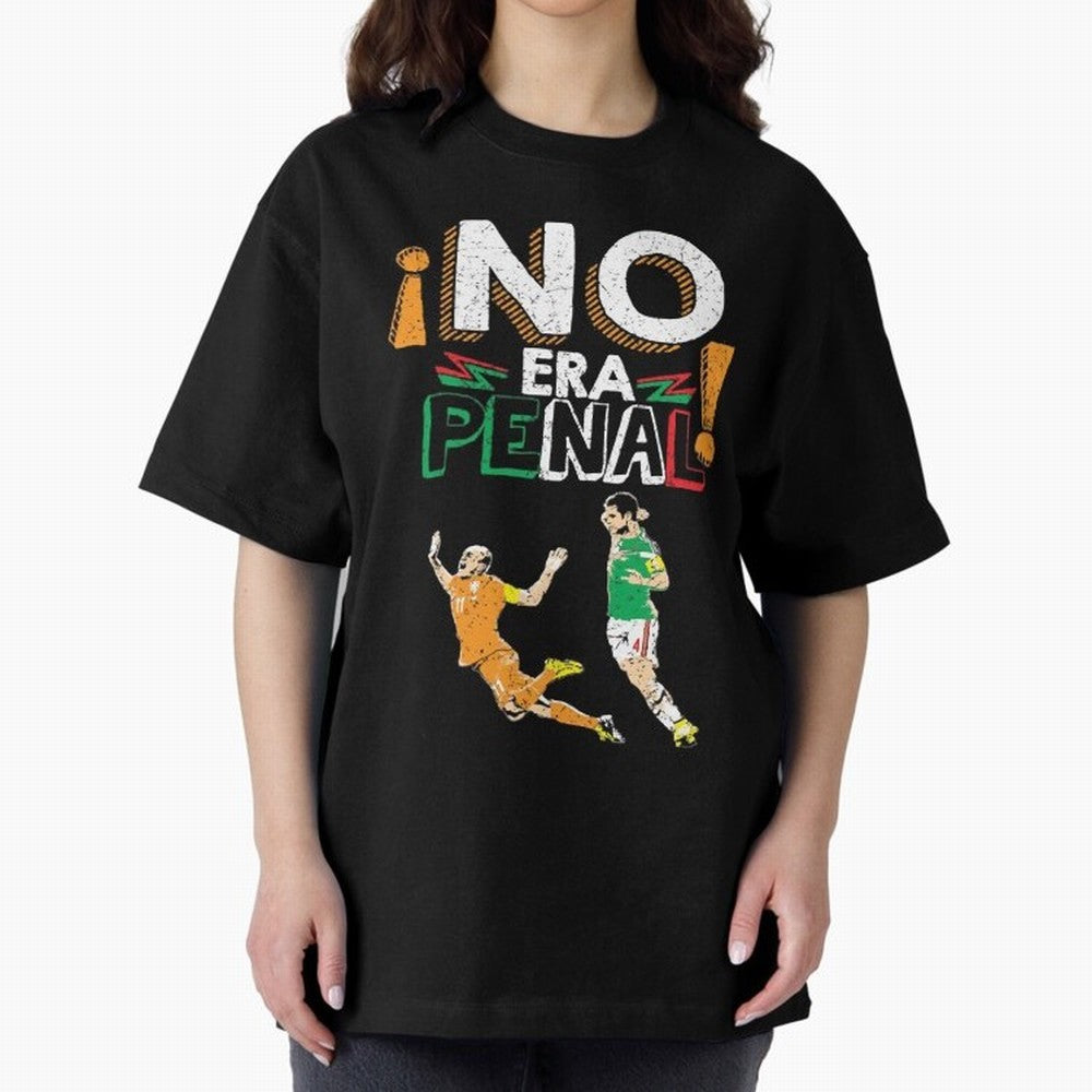 No Era Penal Oversized T-Shirt Celebrate Football Dreams Across FIFA World Cup 2026 Group Stage for Fans of Cristiano Ronaldo and England, Bringing Football History, Final Match Energy, Crowd Noise and Once in a Lifetime Moments; Great for