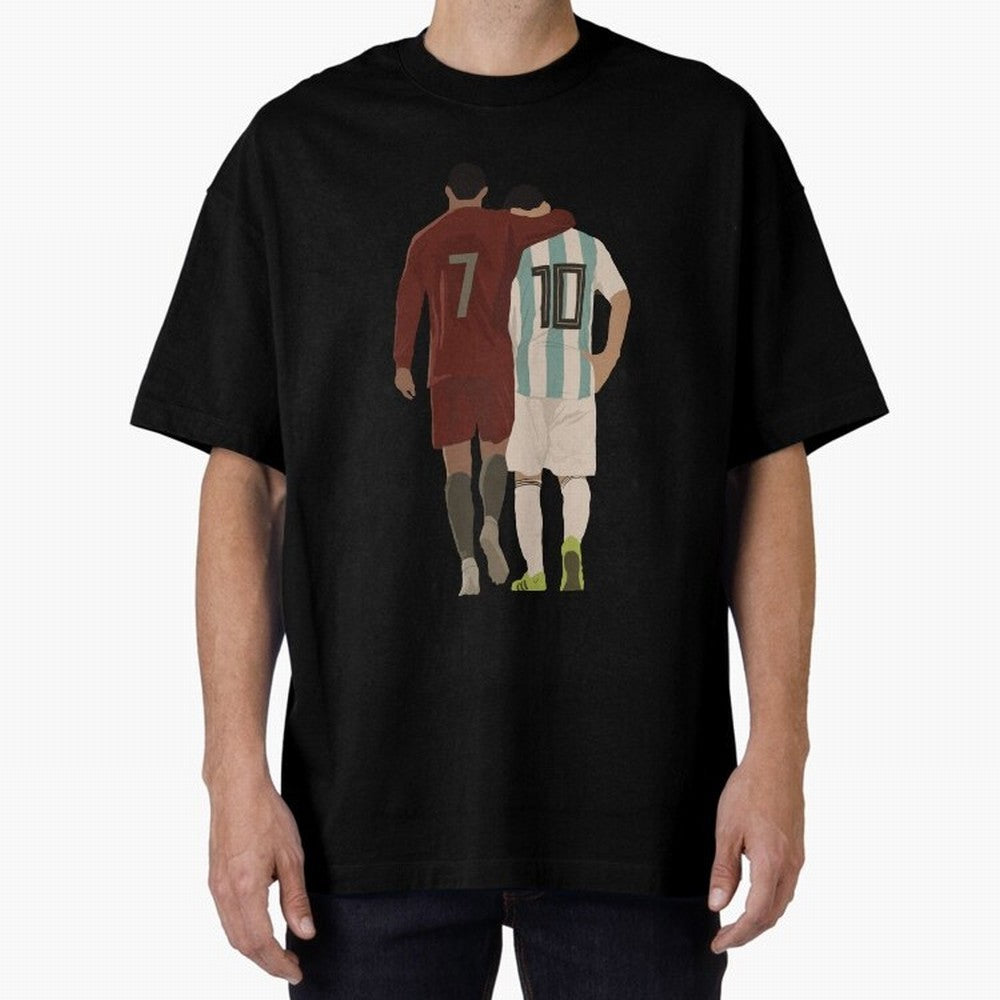 The Greatest Of All Time Oversized T-Shirt Celebrate Golden Goal Energy in the FIFA World Cup 2026 Group Stage Journey through Haaland Highlights, Portugal Pride, Soccer Culture, Superstar Moments, National Team Dreams and Competitive Fire; Ideal