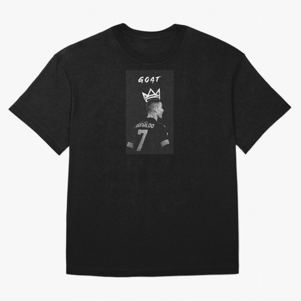 Ronaldo Goat Oversized T-Shirt Bring Home FIFA World Cup 2026 Group Stage for Fans of Haaland and Argentina and Brazil, Bringing Sports Nostalgia, International Competition, Famous Players and Unforgettable Victories; Created for Match Day Parties,