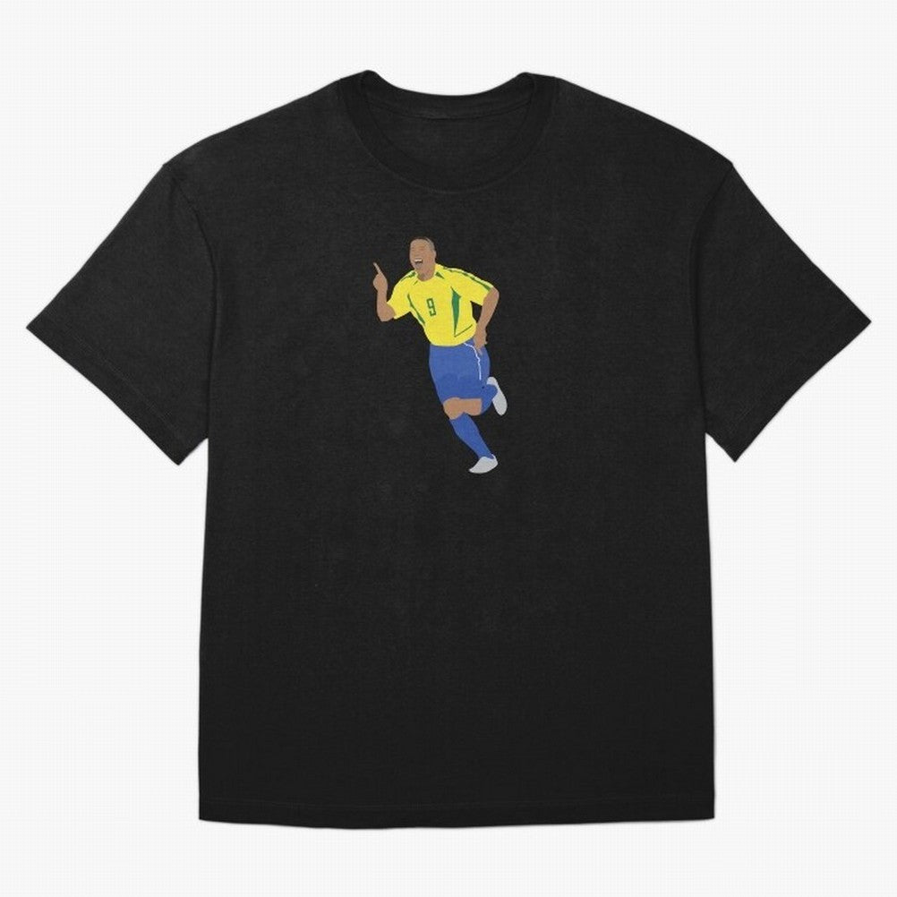 R9 Brazil - Ronaldo Oversized T-Shirt Fuel Your Fan Pride for Match Day Hype around FIFA World Cup 2026 USA Canada Mexico, Cristiano Ronaldo, England and Germany, Stadium Memories, Football Loyalty, International Chants and Championship Tradition;