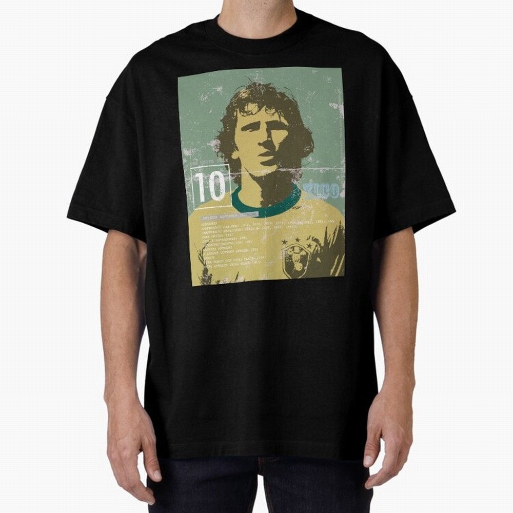 Zico Oversized T-Shirt Bring Global Tournament Vibes to FIFA World Cup 2026 USA Canada Mexico Built around Cristiano Ronaldo, Haaland and CR7, Portugal, Spain and Germany Energy, Football Passion, Legendary Performances, Festival Vibes and