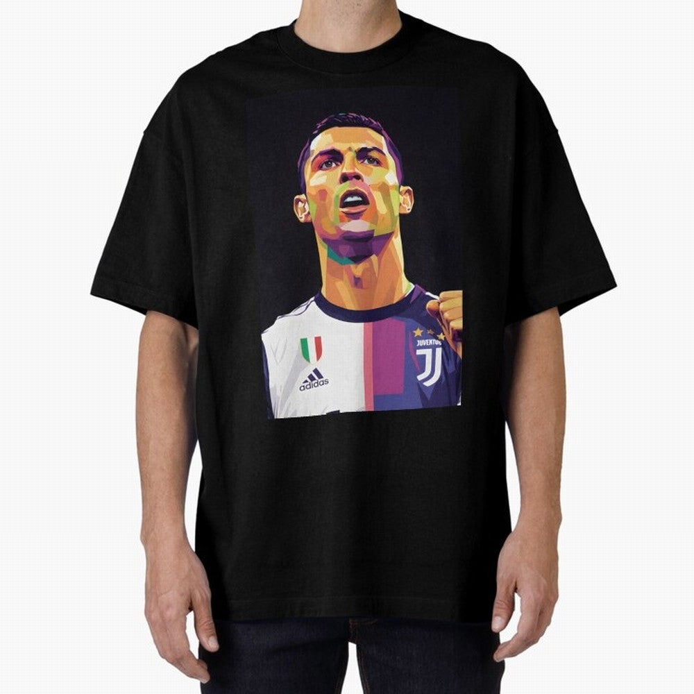 Ronaldo pop art Oversized T-Shirt Celebrate Every Goal in FIFA World Cup 2026 USA Canada Mexico Spirit, Driven by Netherlands, Cristiano Ronaldo, Haaland and CR7, Global Supporter Spirit, Legendary Goals, National Colors and Tournament Celebration;