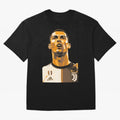 Ronaldo Oversized T-Shirt Show Match Day Excitement for FIFA World Cup 2026 Group Stage for Fans of Messi and England and Germany, Bringing Global Supporter Spirit, Legendary Goals, National Colors and Tournament Celebration; Great for Watch