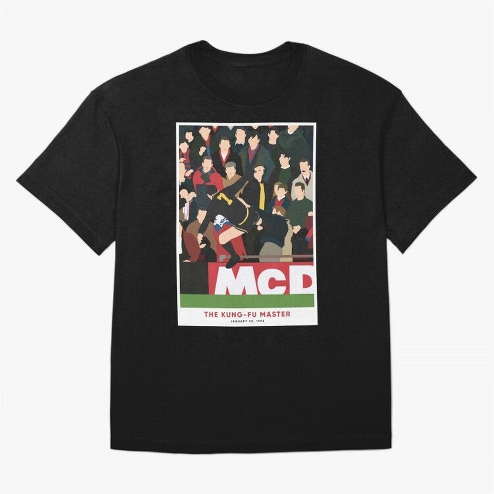 Eric Cantona The Kung-Fu Master Oversized T-Shirt Celebrate the Road through FIFA World Cup 2026 Group Stage Spirit, Highlighting England, Mbappe and Neymar, Football Festival Excitement, Trophy Ambitions, Country Rivalries and Star Player Buzz;