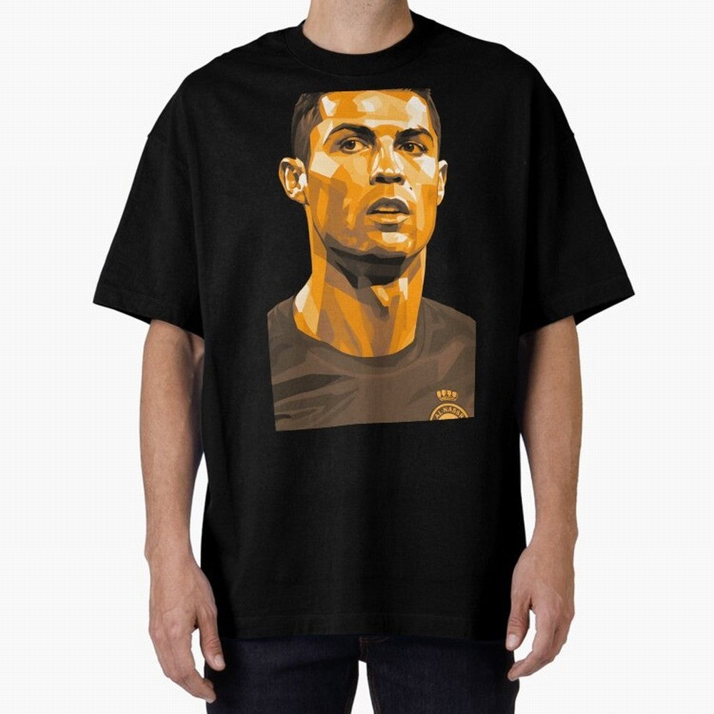 Ronaldo Oversized T-Shirt Experience the FIFA World Cup 2026 Journey through Messi and Cristiano Ronaldo Highlights, England and Germany Pride, Sports Nostalgia, International Competition, Famous Players and Unforgettable Victories; Great for Watch