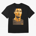Ronaldo Oversized T-Shirt Experience the FIFA World Cup 2026 Journey through Messi and Cristiano Ronaldo Highlights, England and Germany Pride, Sports Nostalgia, International Competition, Famous Players and Unforgettable Victories; Great for Watch