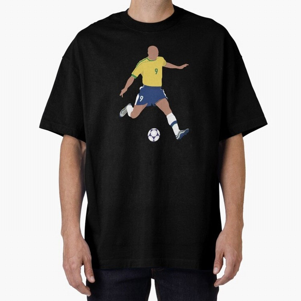 Ronaldo Lu¨ªs Naz¨¢rio de Lima - R9 Oversized T-Shirt Celebrate Football Dreams Across FIFA World Cup 2026 Group Stage Spirit, Capturing England, Messi and Cristiano Ronaldo, Goal Celebration Energy, Supporter Heritage, Football Icons and Worldwide